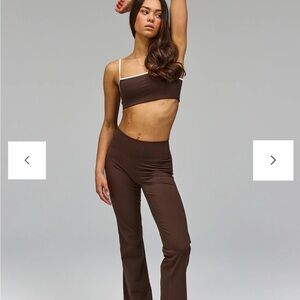 NEW Exercere Flare Pants - Pecan Brown